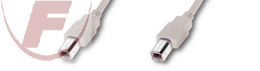 USB-2.0 Kabel, USB-B/B Stecker/Stecker, 1,80m