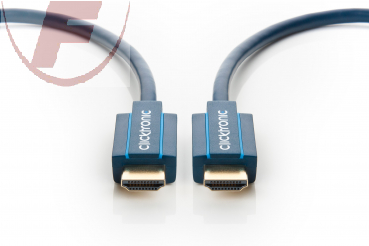 High Speed HDMI Kabel mit Ethernet, 1,5m (HDMI A/HDMI A) - Clicktronic®