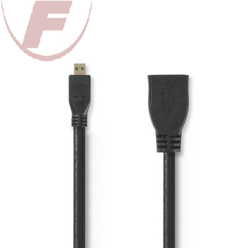 HDMI-Kabeladapter, HDMI™-Buchse (Typ A) /  HDMI™ Micro-Stecker (Typ D)