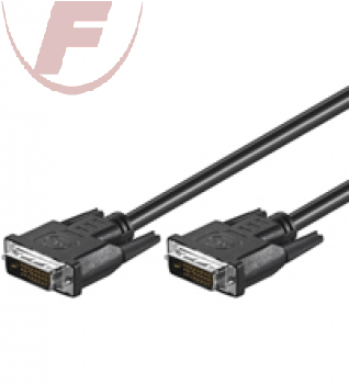 DVI-D Kabel 24+1 Dual Link, 1,8m FullHD