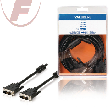 DVI-D Kabel 24+1 Dual Link, 5m