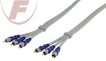 Standard Component Video Kabel 3x Cinch Stecker 2,5 m