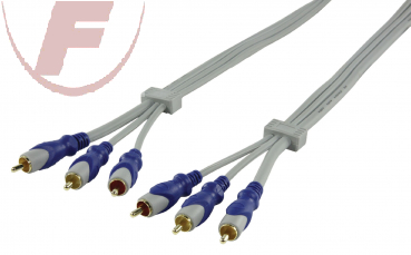 Standard Audiokabel 3x Cinch Stecker/3x Cinch Stecker 2,5m