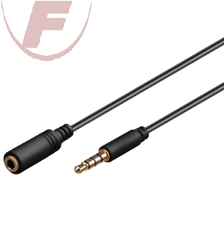 3,5mm Klinkenverlängerung 4-pol. 3m