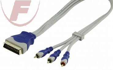 SCART/Cinch Component-Kabel 0.75 m