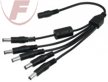 PSA-14, Netzteil-Verteilerkabel, 5 in 1; 5.5 / 2.1 mm