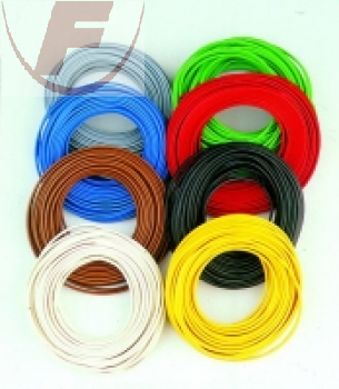 Kupferdraht 1x0,5mm Ø braun - 10m Ring -