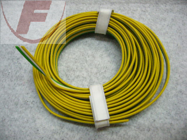 Kupferlitze, 3x0,14mm², gelb/weiß/grün, 5m Ring, Trix