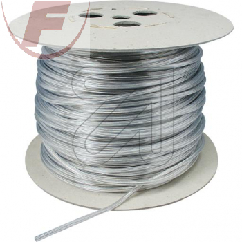 2x0,75mm² PVC-Schlauchleitung transparent - Meterware -