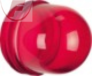 BERKER Lichtsignalhaube rot E14, transparent - 1231