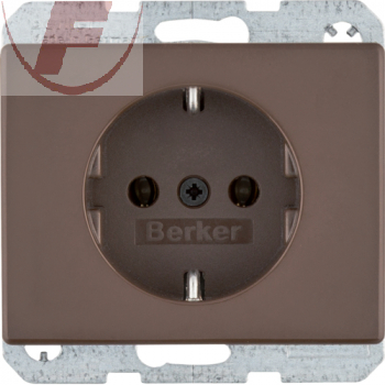 BERKER Arsys Schuko-Steckdose braun - 47150001