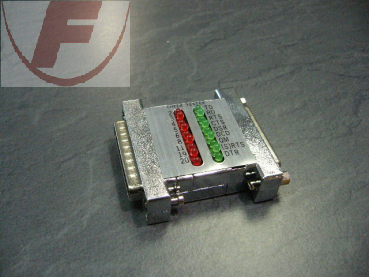 Interface-Tester für RS 232 Schnittstellen mit 18 LEDs