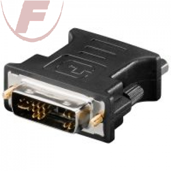 Adapter: DVI (12+5) Stecker / 15pol VGA HD-Buchse