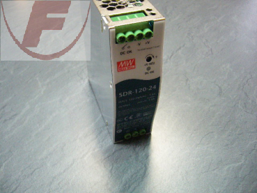24Volt, 5A, 120Watt, Schaltnetzteile DIN-Schiene - SDR-120-24