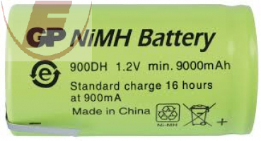 NIMH-Akku Mono, 9000 mAh mit Lötfahne Z