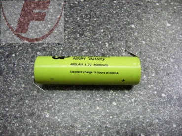 NIMH-Akku 4000 mAh mit Lötfahne
