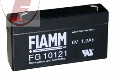 Fiamm Bleiakku 6Volt 1,2Ah Flachstecker 4,8mm, 97 x 42148 x 50,5mm