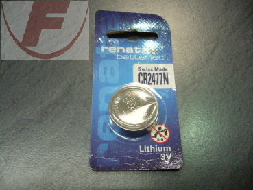 CR2477N, Lithium-Knopfzelle 3Volt Version mit Rand - renata