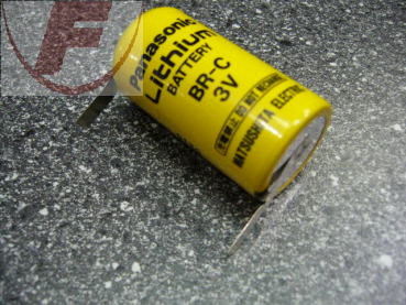 Batterie Lithium C 3 V 5000 mAh Knopfanschluss - Panasonic