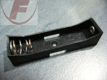 AAA (Micro), Batteriehalter für 1 Zelle, Lötfahnen