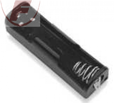 AA (Mignon), Batteriehalter für 1 Zelle, Lötfahnen