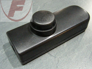 Schnurschalter, Druck-Zwischenschalter Serien schwarz 2A - Bachmann 924.054