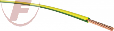 H07V-R 1x16mm², PVC-Litze, - Meterware - grün/gelb, mehrdrähtig