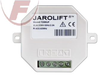 TDRRUP, 1-Kanal Funkempfänger für Rohrmotoren Unterputz - JAROLIFT