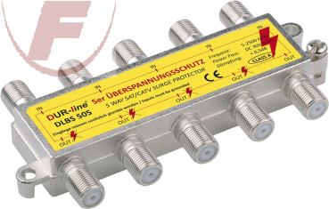 F-Verbinder 5-fach Überspannungsschutz