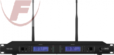 TXS-626 Drahtloser 2-Kanal Mikrofonempfänger 672-696 MHz