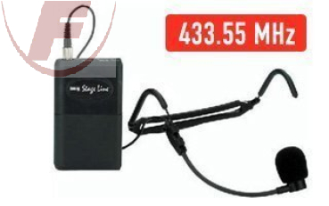 TXS-422SX Kopfbügelmikrofon mit Taschensender 433,55 MHz
