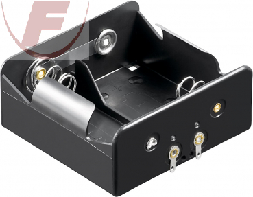 D (Mono), Batteriehalter für 2 Zellen, Löffahnen