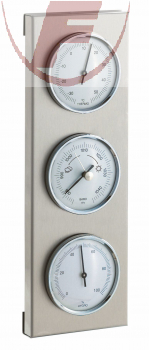 Analoge Außenwetterstation aus Edelstahl - 20.2034