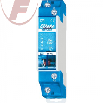 Stromstoßschalter für Reiheinbau 1Schließer 16A Eltako S12-100-8V