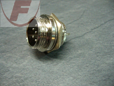Mikrofoneinbaustecker 6-polig