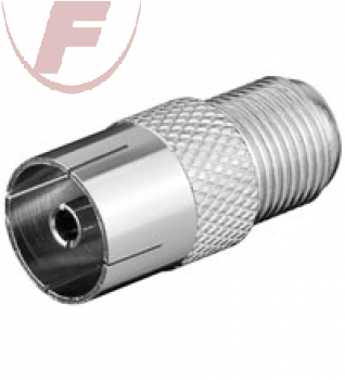 Adapter: F-Kupplung> Koaxial Kupplung