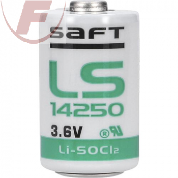 Batterie Lithium 1/2 AA 3,6 V 1200 mAh Knopfanschluss