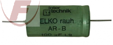 330uF/63V, bipolar, axial, rauh 21x35mm - Elko Tonfrequenz