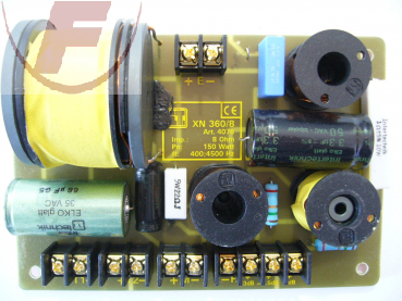 XN360-8, 3-Wege Frequenzweiche, 8 Ohm - Intertechnik