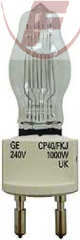 Halogenlampe CP40 FKJ G22 / 1000Watt / 240Volt / 3200 K / 200h - GE 20286