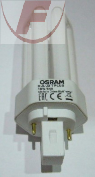 Kompaktleuchtstofflampe GX24d-2 (2-pins) 18Watt, 1200lm, 3000K - OSRAM DULUX T18