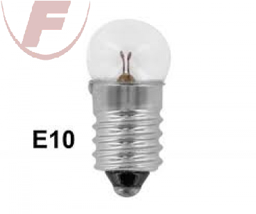 Kugellampe  E10  6,0V / 830mA / 5W  11x23mm