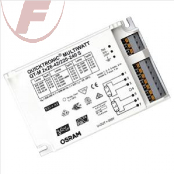 OSRAM Vorschaltgerät 2x26-42W 230-240V QT-M2x26-42
