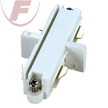 Längsverbinder für 1-Phasen HV-Stromschiene, weiss, elektrisch