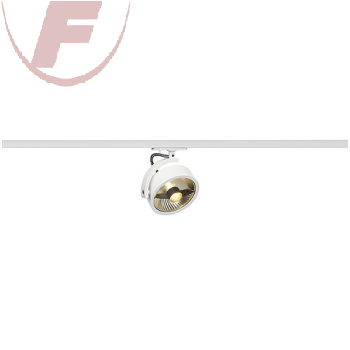 KALU TRACK, weiss, GU10, QPAR111, incl. 1-Ph.-Adapter