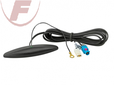 Glasklebeantenne AM/FM Fakra (m