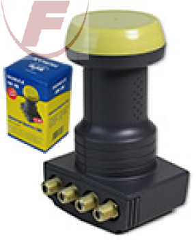Quattro-LNB, Humax LNB 106-Gold, 0,1dB, 40mm Feed