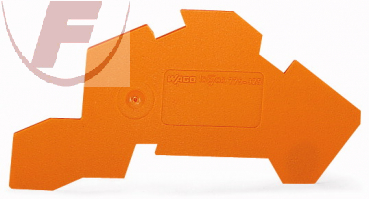Wago Abschlussplatte orange - 775-325