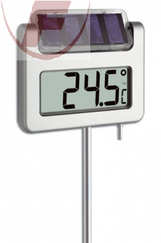 Digitales Gartenthermometer mit Solarbeleuchtung AVENUE - 30.2026