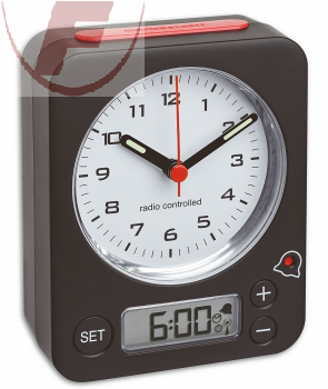 Analoger Funk-Wecker mit digitaler Alarmeinstellung - COMBO - 60.1511